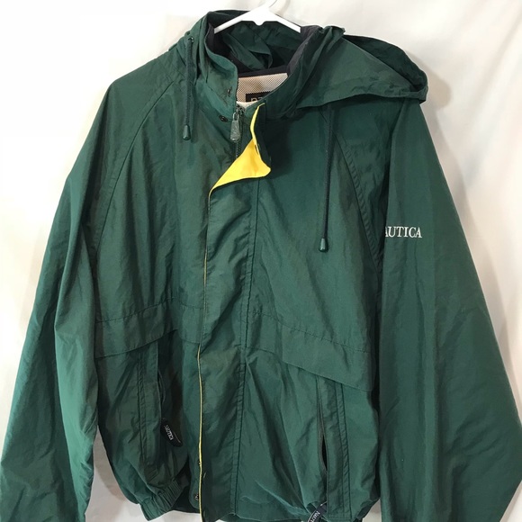 Green Nautica Windbreaker Size 